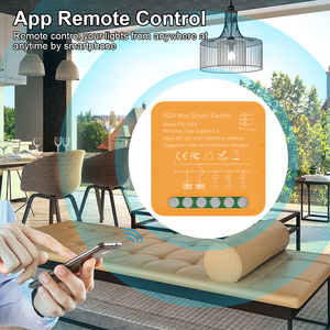 Module de commutation murale intelligent Tuya Zigbee 3Gang 16A avec moniteur d'énergie, mini-relais, prise en charge Home Assistant, Alexa, Google Home - Product Image 6