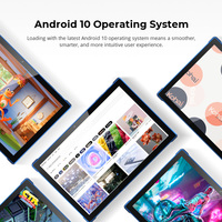 Tablet PC Android 10.1 Inci dengan Keyboard, Baterai 4000mAh, Layar IPS 1280*800, Wifi, ROM 32GB, Merek Office Education