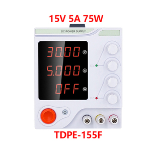 Fuente de Alimentación Conmutada TTLTES TDPE-155F de 3 Dígitos, 15V 5A 75W, Fuente de Alimentación Variable con Pantalla de Tres Dígitos, 220V para Uso Industrial - Product Image 6