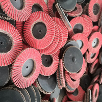 Mini-meuleuse pneumatique à 100 lames de 2 pouces (50 mm) pour le meulage et le polissage, lames à lamelles pour l'élimination de la rouille