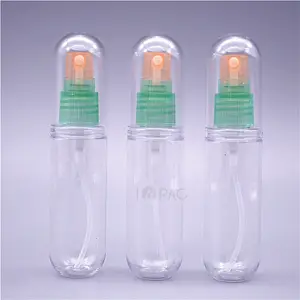 Portable cosmetic cleaner spray bottle with mist pump for fragrance