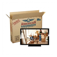Emballage pour ordinateurs électroniques, carton ondulé de haute qualité, livraison rapide, taille et couleur personnalisées, respectueux de l'environnement, robuste