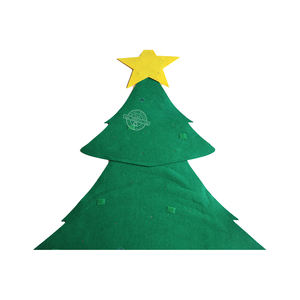 फैशन थोक में महसूस किया हुआ कपड़ा क्रिसमस घास के साथ पेड़ - Product Image 3