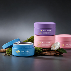 Envase <span class=keywords><strong>de</strong></span> Plástico <span class=keywords><strong>de</strong></span> Lujo Personalizado Rosa y Azul <span class=keywords><strong>de</strong></span> <span class=keywords><strong>150</strong></span> ml para Mascarilla <span class=keywords><strong>de</strong></span> Ojos, Envases Vacíos para Crema Corporal, Envase para Crema Cosmética con Tapas - Product Image 1