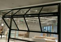 Ventana Corredera Vertical Plegable de Aleación de Aluminio de Alta Calidad, Doble Acristalamiento, Vidrio Tintado, Ahorro de Energía, Insonorizada, para Exteriores