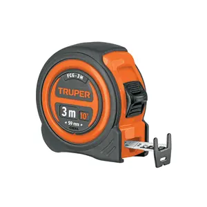 Cinta Métrica Compacta Resistente a Impactos BOX 6, 3 m, Cinta de 16 mm, TRUPER - Product Image 1