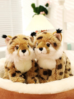 Peluche Lynx Super Douce et Adorable de 25 cm avec Remplissage en Coton PP – Jouets en Peluche en Gros Direct Usine