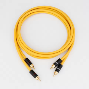 Câble audio coaxial <span class=keywords><strong>RCA</strong></span> en cuivre sans oxygène haute pureté violet, avec fiches plaquées or et gaine en PVC, pour connexion d'amplificateur et d'enceintes Hi-Fi - Product Image 3