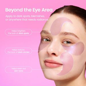 Patchs pour les yeux au peptide de collagène Patchs <span class=keywords><strong>anti</strong></span>-rides et souriant pour le visage sous le masque pour les yeux pour les - Product Image 6