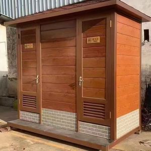 Toilettes portables en panneaux sandwich modernes et écologiques pour les attractions touristiques - Product Image 2