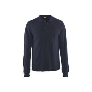 BLAKLADER - 338810508600XS Polo de manga larga Azul marino oscuro-EAN 7330509933411 CAMISETAS Y POLOS DE TRABAJO - Product Image 5