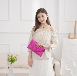 2025Fashion Colorful Straw <strong>Beach</strong> Bag Wheat Straw Clutch Handmade Straw Pouch Clutch Natural <strong>Beach</strong> <strong>Accessories</strong> - Product Image 5