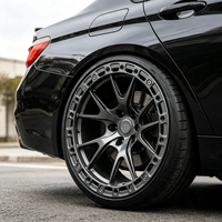 Jantes Bku forgées 5x112 avec beadlock véritable pour BMW M3 M4 G20 G21 G22 G23 G80 G82, jantes en alliage personnalisées de 17, 18 et 19 pouces pour la course sur piste