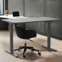 Bureau Assis-Debout Électrique Pliable et Moderne 48x24 Pouces avec Mémoire, Hauteur Réglable pour Ordinateur et Télétravail