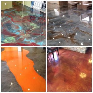 Epoxic AL por thị trưởng resing epoxi rõ ràng cho sàn nhà UV kháng nhựa Kit Sàn Epoxy nhựa resina epoxica Epoxy kim loại sàn - Product Image 4