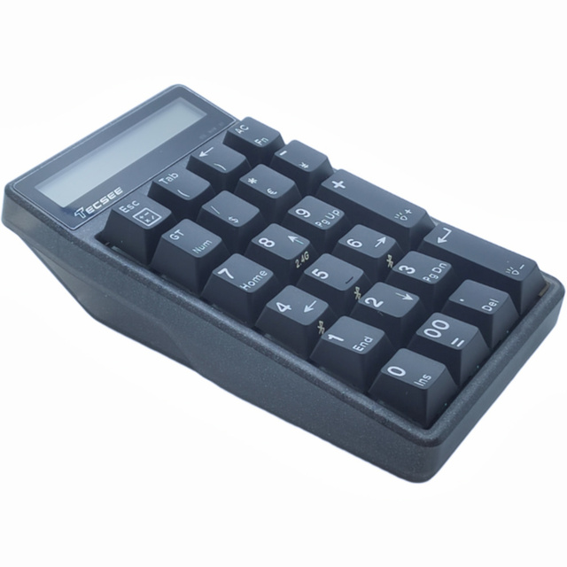 Tecsee Hot-Selling Usb Triple-Mode Connection Mechanical Numeric Keypad 22 Keys Mini Keyboard Rgb Backlight Keyboard