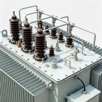 Transformateur de puissance immergé dans l'huile 110 kV à double enroulement avec changeur de tension sous charge pour les usines minières et industrielles