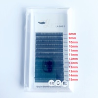 Cils Premium Noir Foncé LC LD L M Curl Extensions de Cils Mega Volume en Faux Cils de Haute Qualité