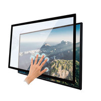 Kiosque publicitaire tactile infrarouge ultra-fin de 65 pouces, grand format, installation USB plug-and-play, neuf/occasion