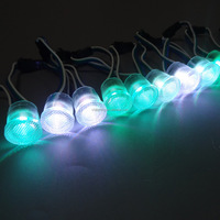 NUEVO Diseño DC12V DC5V 20mm RGB Pixel LED Direccionable, Luz Puntual de 1 LED, Módulo de Pixel LED RGB para Luces de Parques de Atracciones