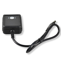 Escáner de Códigos QR 2D con Interfaz RS232, Módulo Lector de Códigos de Barras, Papel A4, 40mm~185mm, 240mA, en Stock