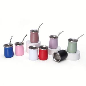 Business Gift 8oz Stainless Steel Mate Tumbler Custom Engraving logo Insulated Metal Drinking Cup - Product Image 5