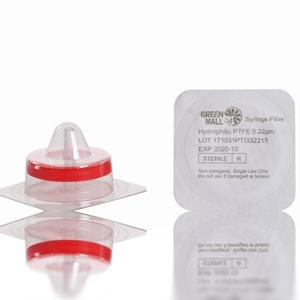 Filtre de <span class=keywords><strong>seringue</strong></span> stérile jetable en PTFE hydrophile hydrophobe de 25 mm 0,22 µm 22 µm pour utilisation en laboratoire - Product Image 1