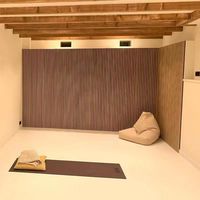 Panneau mural acoustique en bois pour la décoration intérieure, panneaux acoustiques en MDF pour studio