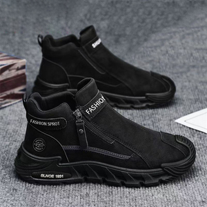 <span class=keywords><strong>Scarpe</strong></span> <span class=keywords><strong>Sportive</strong></span> Casual da <span class=keywords><strong>Uomo</strong></span> di Tendenza, Nuove per l'Autunno, <span class=keywords><strong>Alte</strong></span> con Lacci, per Camminata all'Aperto, Traspiranti e Leggere - Product Image 2