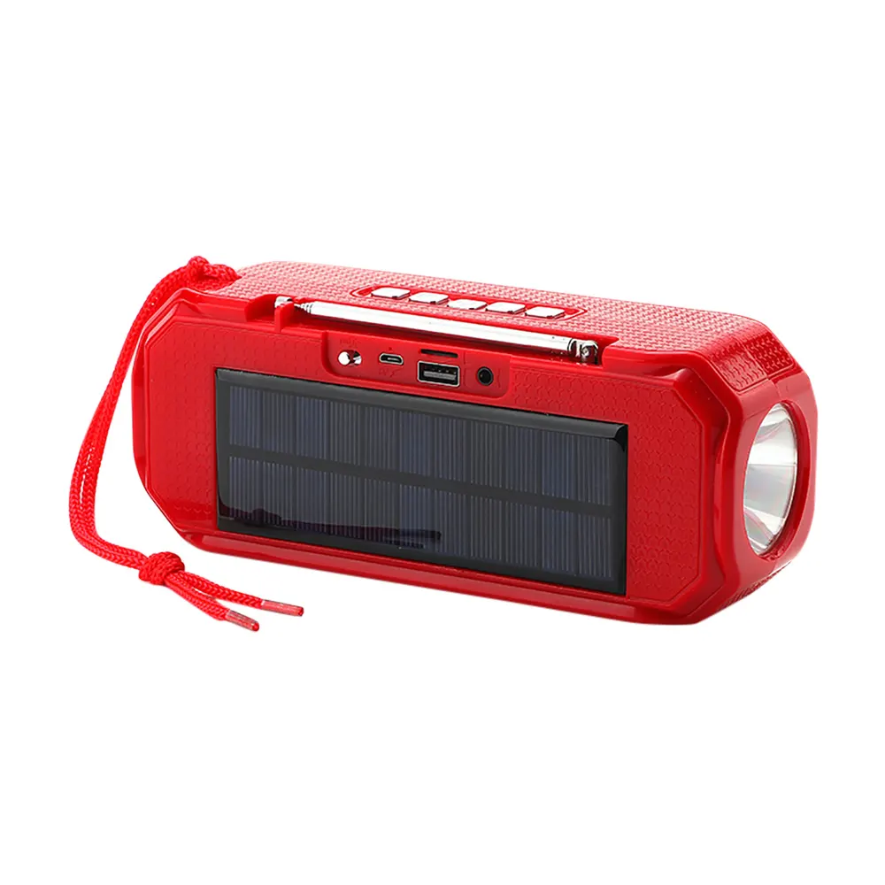 TWS Waterproof TG280 Speaker Portable Column Wireless Stereo Music Box Solar Power Bank Boombox MP3 Loudspeaker Outdoor Speaker