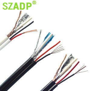 <span class=keywords><strong>สาย</strong></span>เคเบิลกล้องวงจรปิดความเร็วสูงพร้อม RG59กำลัง2C <span class=keywords><strong>สาย</strong></span>สัญญาณวิดีโอ Rg59 - Product Image 4