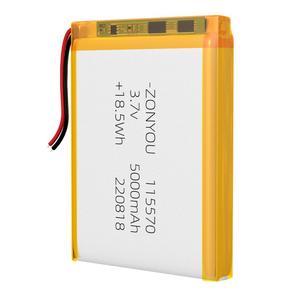 סוללת ליתיום-פולימר 5000 מיליאמפר/שעה עמידה בטמפרטורות גבוהות לאלקטרוניקה צרכנית 115570 - Product Image 3