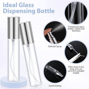 Travel Sample 1oz 30ml 15ml 10ml Empty Perfume <b>Bottle</b> Tube with Pump Sprayer for Perfume & Skin Care Serum Mini Size with <b>Box</b> - Product Image 4