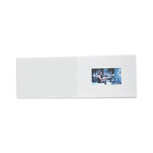 China manufacturer Competitive Price video card 4.3 inch 4gb blank white video brochure for business invitation