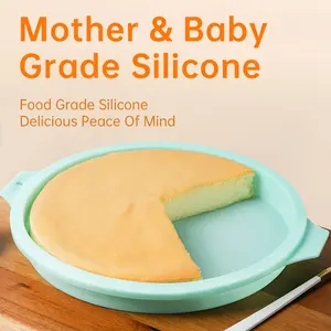 Molde para Pastel de Silicona de 4/6/8 Pulgadas, Molde para Hornear para Repostería, Molde para Bizcocho en Capas de Arcoíris sin Cortes, para el Hogar y la Cocina - Product Image 3