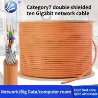Kabel Ethernet Kabel Jaringan Rj45 Produsen Komunikasi Lan Cat7 CCA SFTP Kabel Jaringan Cat7