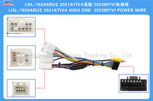 Android 2 Din araba radyo multimedya oynatıcı ARUZ2021M ATIVA için evrensel aksesuarları tel adaptörü bağlayıcı fiş kablosu - Product Image 2