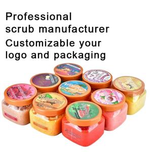 Gommage corporel au sucre de karité 350g personnalisable OEM, marque privée, vente en gros, exfoliant et éclaircissant - Product Image 6