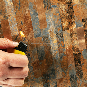 Tira de PVC dorado Peel and Stick Backsplash <span class=keywords><strong>Mosaico</strong></span> de metal plateado Azulejos de <span class=keywords><strong>mosaico</strong></span> de pared aluminosos autoadhesivos - Product Image 3