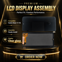 Harga Pabrik Kualitas Tinggi Layar Pengganti LCD OLED Kaca Besar untuk Redmi Note 11 Note 11S