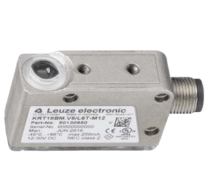 Sensor de Contraste Leuze KRT18BM.V3/G6X-M12 de Alemania - Product Image 1
