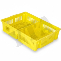Nouvelle Boîte à Poussins AYTAV 2 Compartiments, Fond Perforé, Capacité 100 Poussins, Garantie 1 An, Qualité Supérieure PP, Longue Durée de Vie, Résistante aux Températures