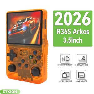 เครื่องเล่นเกมพกพา R36S Retro หน้าจอ 3.5 นิ้ว ระบบโอเพ่นซอร์ส Linux พร้อมเกมกว่า 14000 เกม เครื่องเล่นวิดีโอพกพา R36s - Product Image 3
