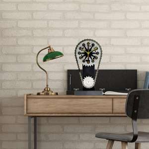 Reloj de Escritorio Vintage con Engranajes Giratorios, Diseño de Cadena de Tiempo Antigua de Hierro, para Regalo del Día del Padre - Product Image 6