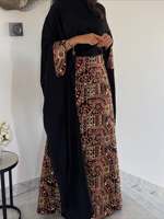 Robe longue élégante à manches larges, nouveau style Abaya turque modeste pour femmes musulmanes, robe longue élégante pour l'été