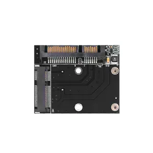 TISHRIC มินิ Pcie 2.5 Sata SSD MSATA ถึง 22 PIN SATA อะแดปเตอร์แปลงการ์ดโมดูลบอร์ดสําหรับ PC