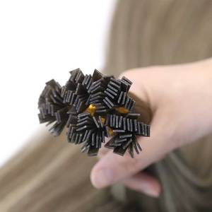 Bán buôn đôi rút ra ý Keratin tip phẳng Trinh Nữ tóc con người mở rộng fusions k Mẹo Pre ngoại quan tóc mở rộng - Product Image 5