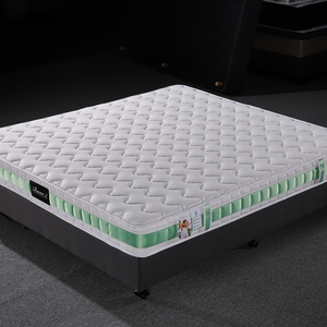 Sang trọng màu trắng Vua Kích thước phòng ngủ khách sạn mật độ cao Bộ nhớ bọt độc lập Túi mùa xuân Nệm cuộn lên trong một hộp - Product Image 3