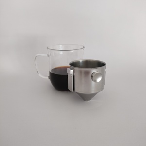 <span class=keywords><strong>Cafetera</strong></span> de Acero Inoxidable sin Filtro de Papel, Multitamaño, OEM, Resistente al Calor, Malla Fina, Apta para Lavavajillas, Venta al por Mayor - Product Image 1