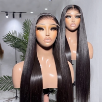 Perruques de cheveux naturels vietnamiens bruts 15A, sans colle, avec dentelle frontale HD complète, perruques frontales en dentelle HD avec cheveux indiens bruts alignés sur les cuticules